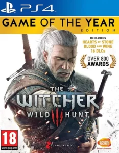 witcher 3 game of year edition ps4 cover